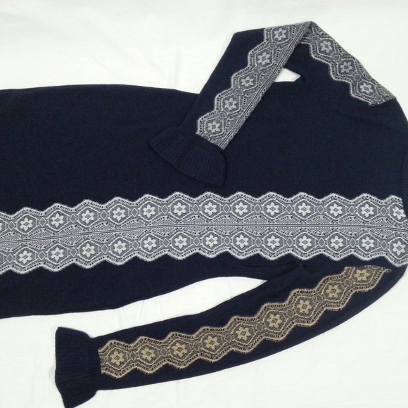 PHILLIP LIM Intarsia Lace Wool Blend Dress - Picture 7 of 9